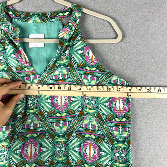 Buddy Love Florence Dress Womens Small Geometric Patterned Colorful Flowy Artsy - Picture 4 of 14